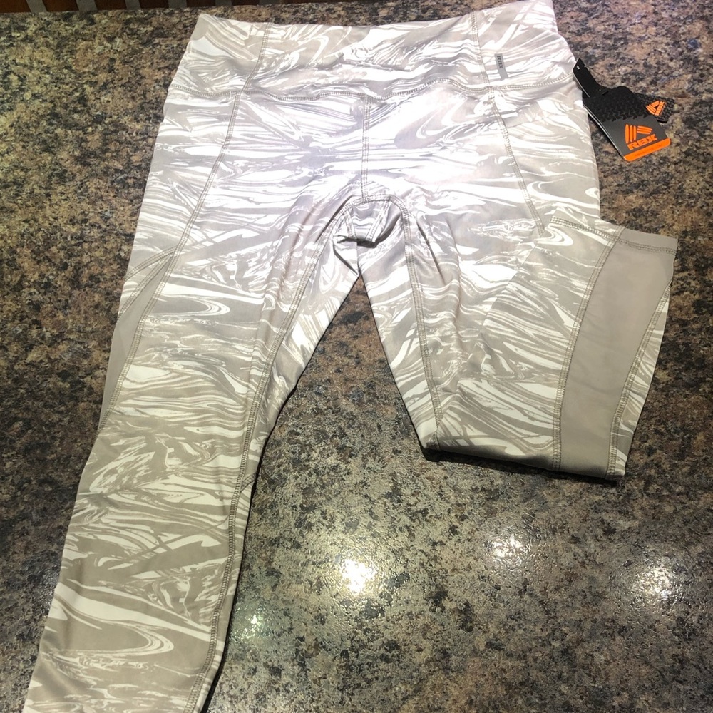 RBX Active 7/8 Ankle length leggings XL Abstract